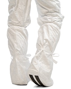 Носки-бахилы высокие специальные «BTR» из материала «Tyvek», с противоскользящей подошвой, модель POBA